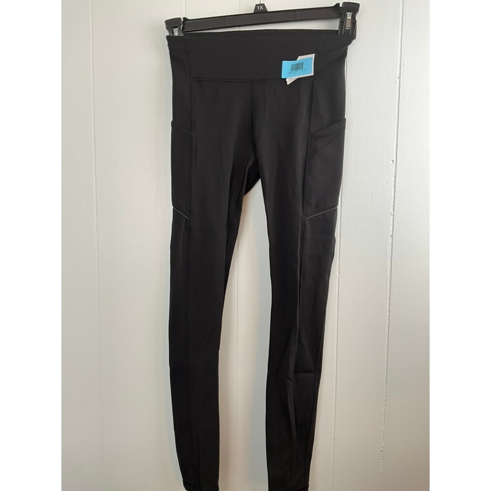Lululemon Speed Up Tight Black Luxtreme Running Leggings Pockets Size 4 W5BMUS